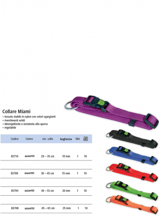 MIAMI Adjustable Nylon Collar - 3