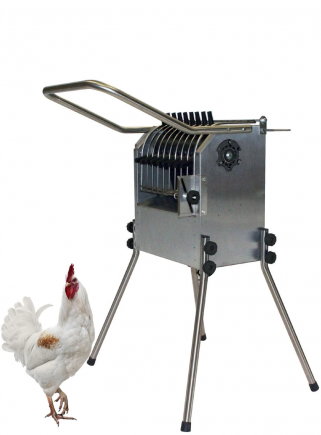 Esterina INOX 36 fingers plucking machine with stainless steel grill for chickens - 1