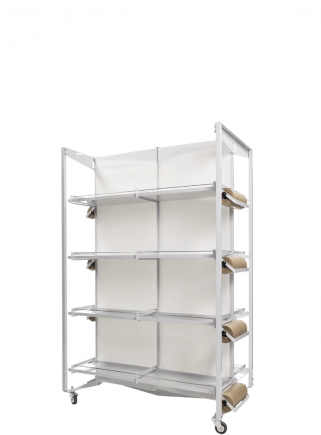 copy of Frame with wheels 8 breeding cages 58 paper system (frame only) - 1
