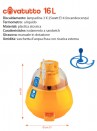 Analog 16L incubator with manual egg turner - 3