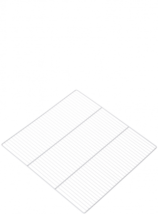 White grid for breeding cage 90 - 4 cm
