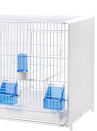 Painted breeding cage cm.58 with drawer and closed sides - 2