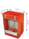Feeder with 2 plastic compartments without lid - 3