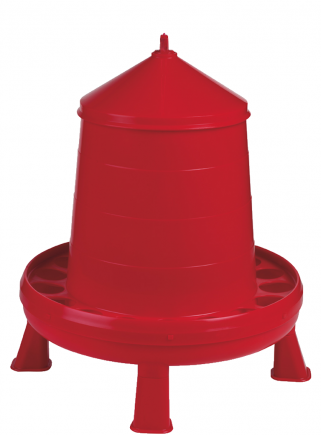 Plastic hopper feeder with holes + supports - 1