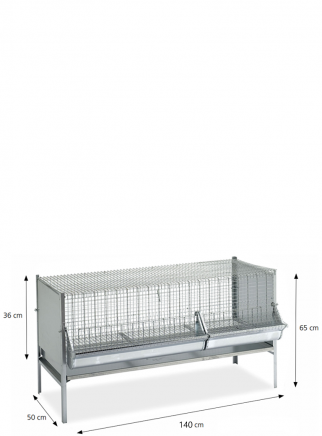 Cage P3 for weaning chickens 140 cm - 2