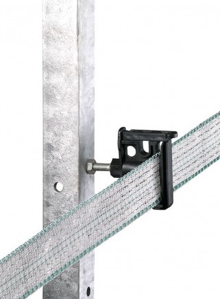 Isolatore banda filo corda a clip per palo ferro